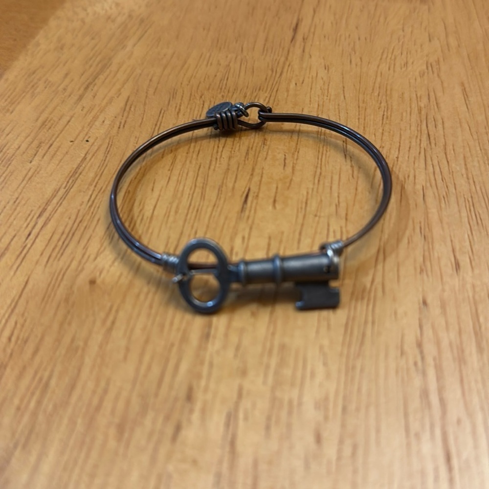 Luca + Danni Skeleton Key Bracelet, copper